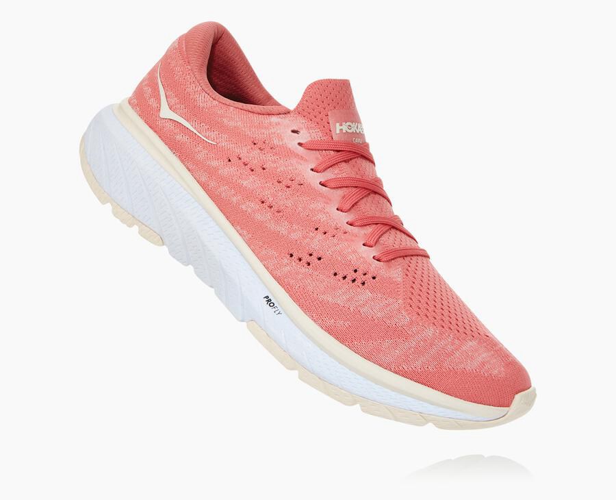 Basket Hoka One One Cavu 3 Femme - Orange/Blanche - NVI-582734